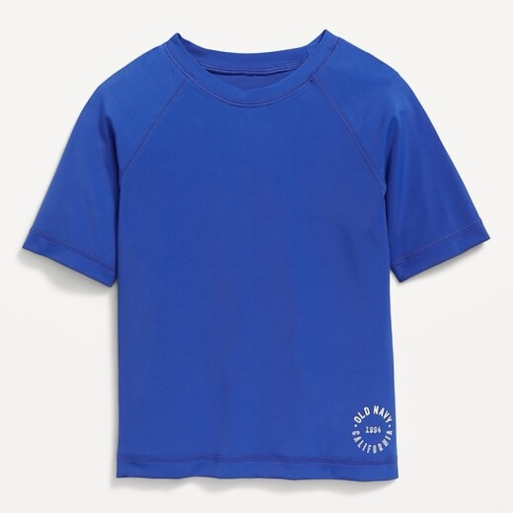 Yellow & Blue Logo-Graphic Rashguard - 2T - Picture 3 of 6